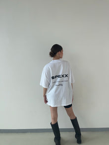  SpeXX oversized t-shirt white & black