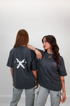 XX classic t-shirt grey & blue