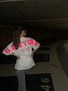  Pink letters teddy T-shirt